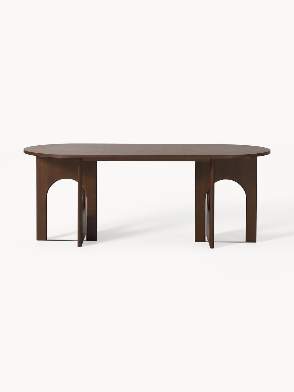 Apollo Oval Dining Table, in various sizes — Dark Grey