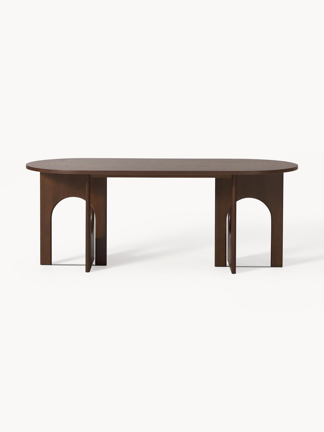 Apollo Oval Dining Table, in various sizes — Dark Grey