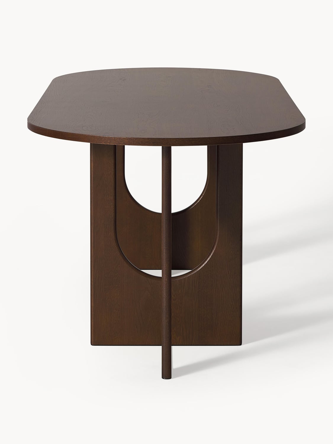 Apollo Oval Dining Table, in various sizes — Dark Grey