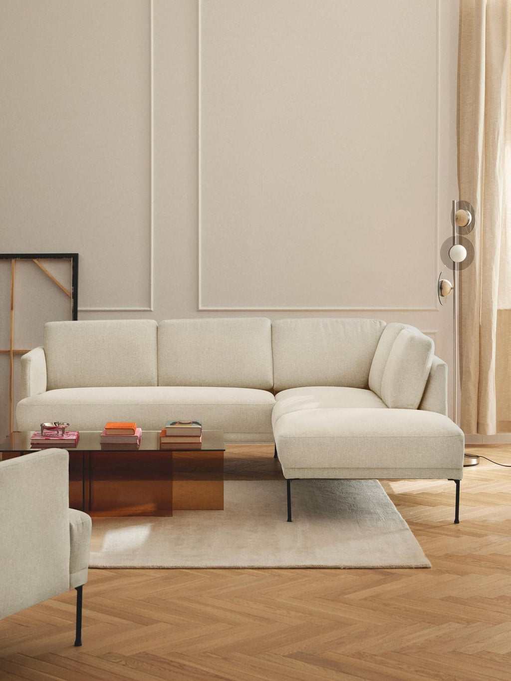 Fluente Corner Sofa — Off-White