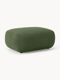 Sofia Bouclé Ottoman — Green