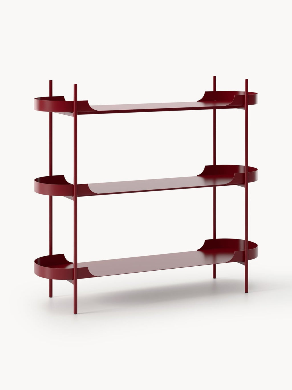 Taru Metal-Shelving Unit — Oatmeal
