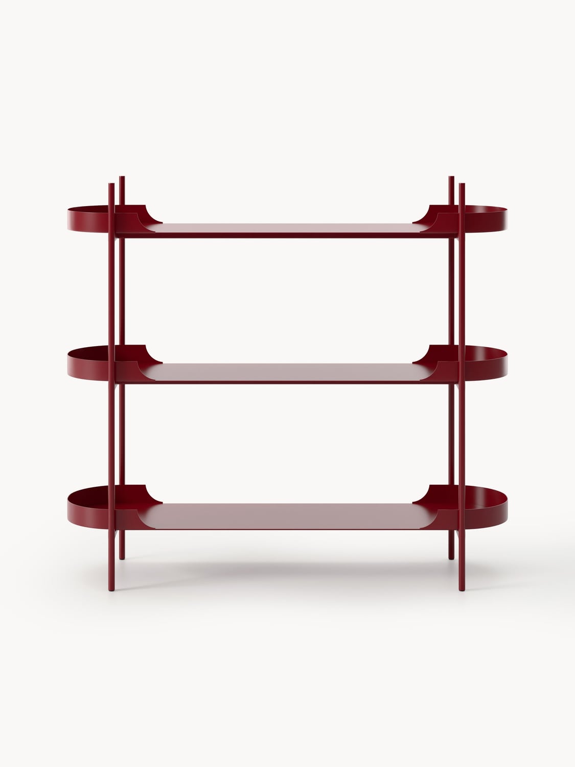 Taru Metal-Shelving Unit — Oatmeal