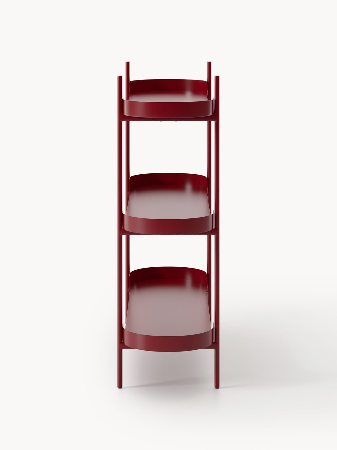 Taru Metal-Shelving Unit — Oatmeal
