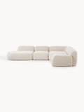 Wolke Modular XL Corner Sofa with Chaise Longue — Light Grey