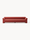 Atlas Bouclé Sofa (4-seater) — Terracotta