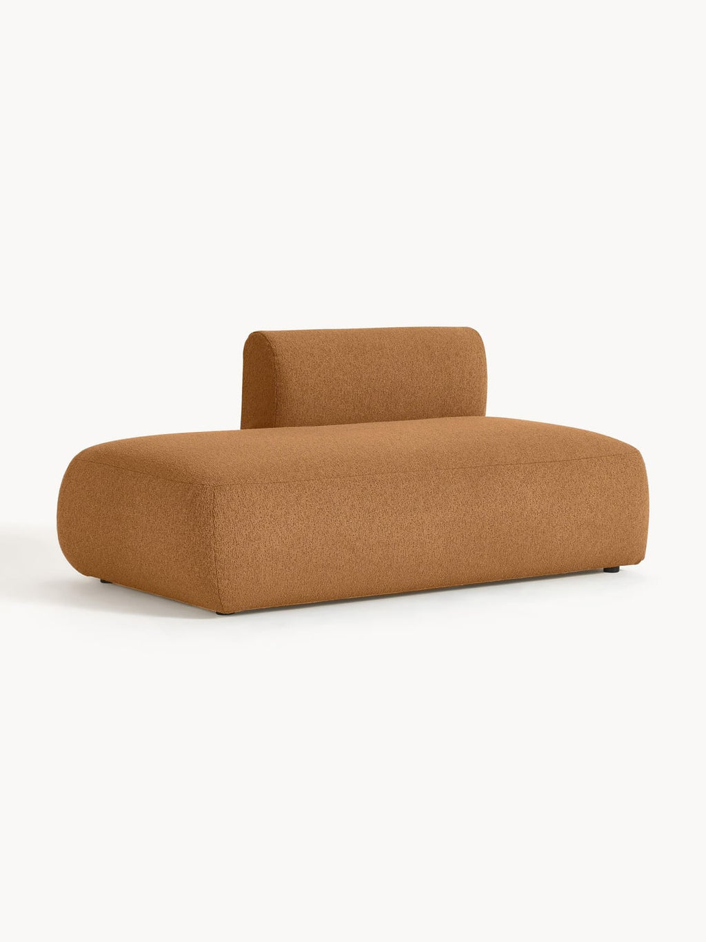 Sofia Bouclé-Chaise-Module — Caramel