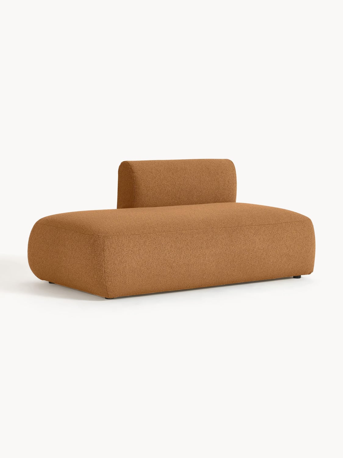 Sofia Bouclé-Chaise-Module — Caramel