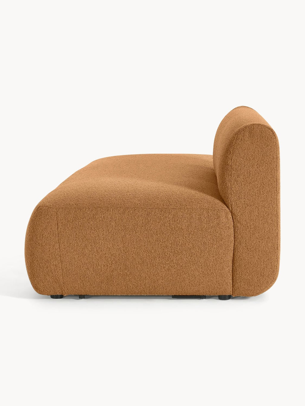 Sofia Bouclé-Chaise-Module — Caramel
