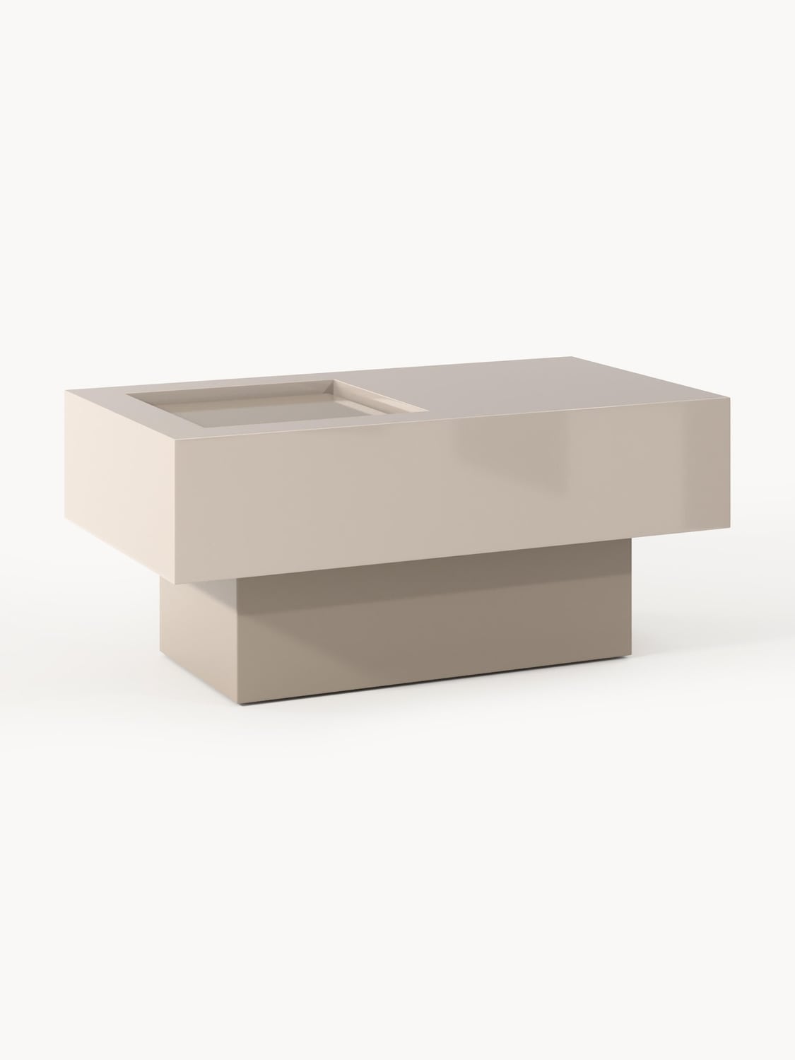 Alessa Coffee Table with Storage — Sage