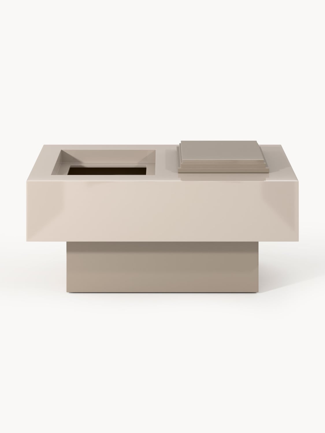 Alessa Coffee Table with Storage — Sage