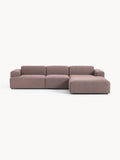 Melva Corner Sofa (4-seater) — Mushroom