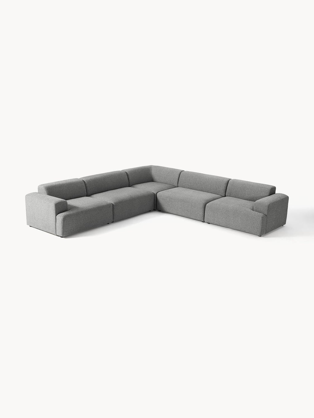 Melva Corner Sofa (4-seater) — Fawn