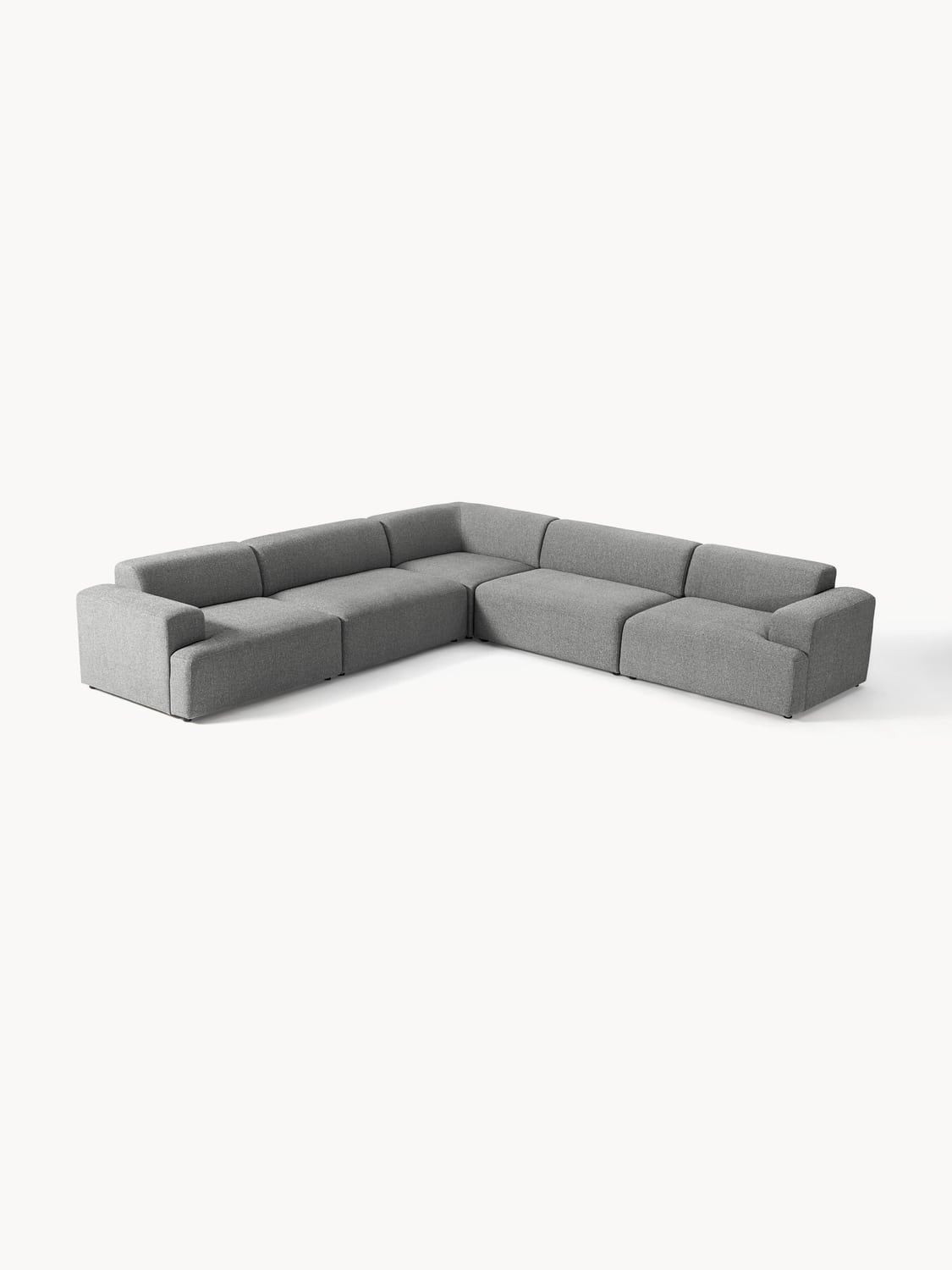 Melva Corner Sofa (4-seater) — Fawn
