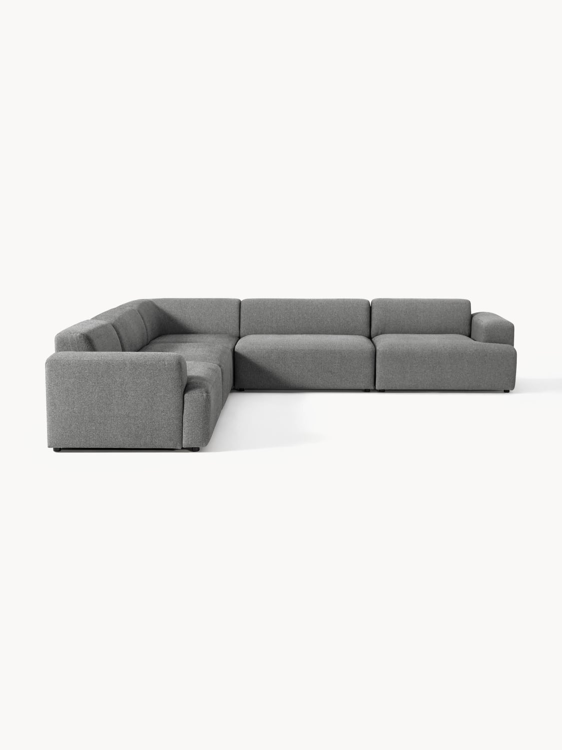 Melva Corner Sofa (4-seater) — Fawn