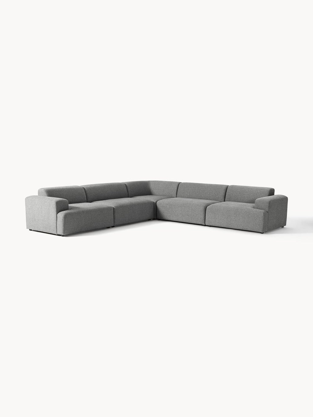 Melva Corner Sofa (4-seater) — Fawn