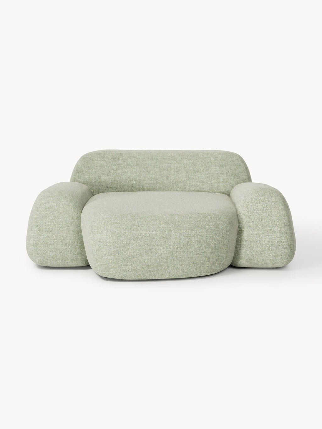 Wolke Bouclé-XL-Lounge Chair — Oatmeal