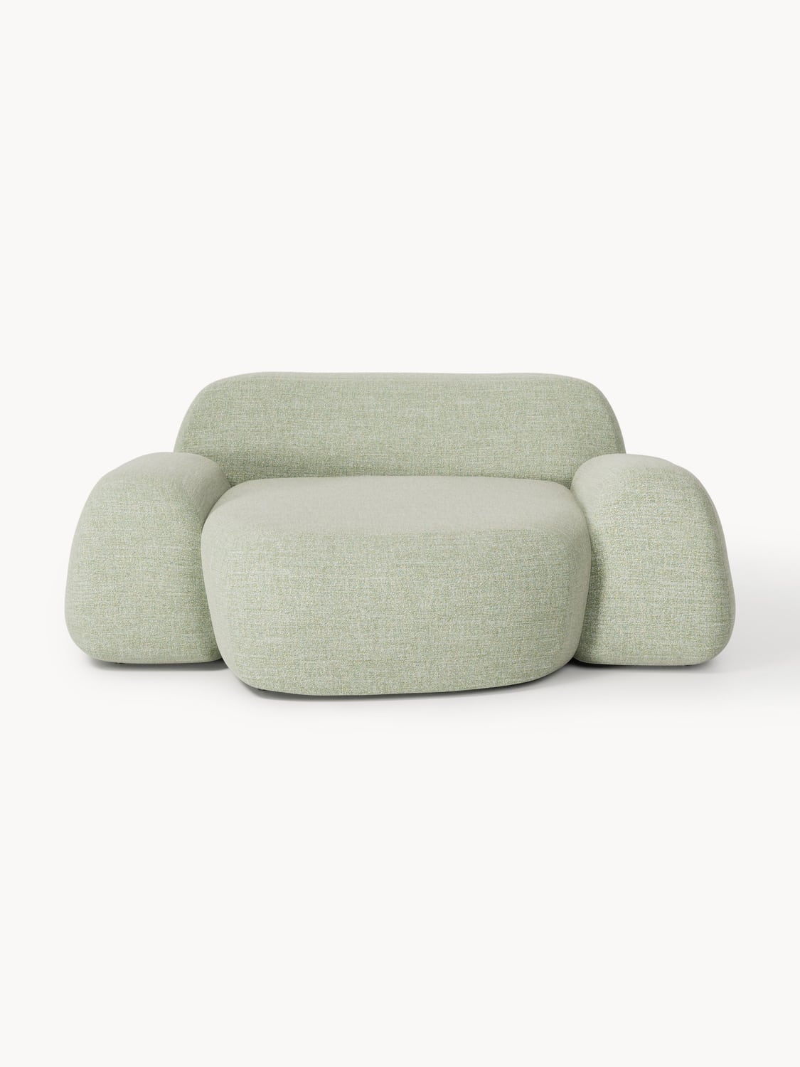 Wolke Bouclé-XL-Lounge Chair — Oatmeal