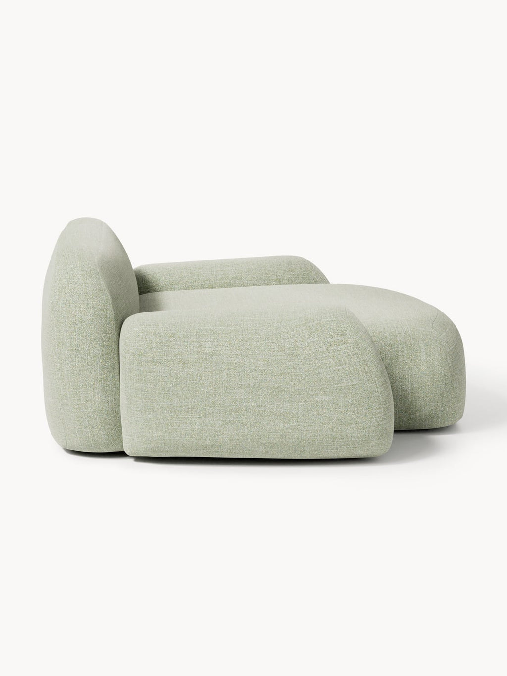 Wolke Bouclé-XL-Lounge Chair — Oatmeal