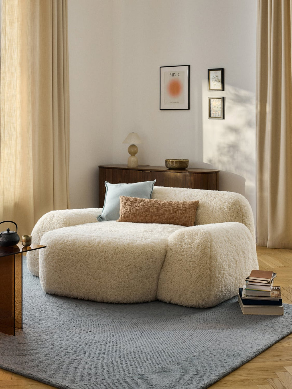 Wolke XL Teddy-Lounge Chair
