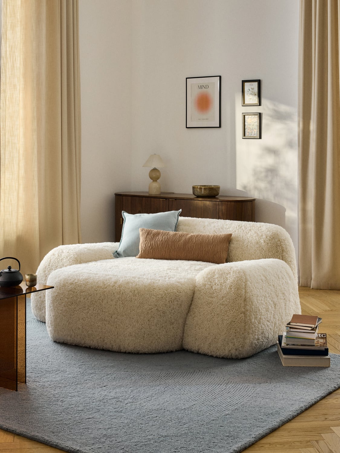 Wolke XL Teddy-Lounge Chair