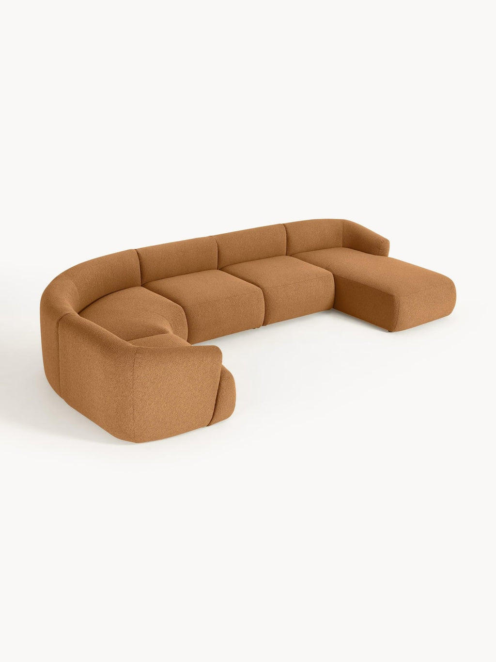Sofia Modular Bouclé XL Sofa — Caramel