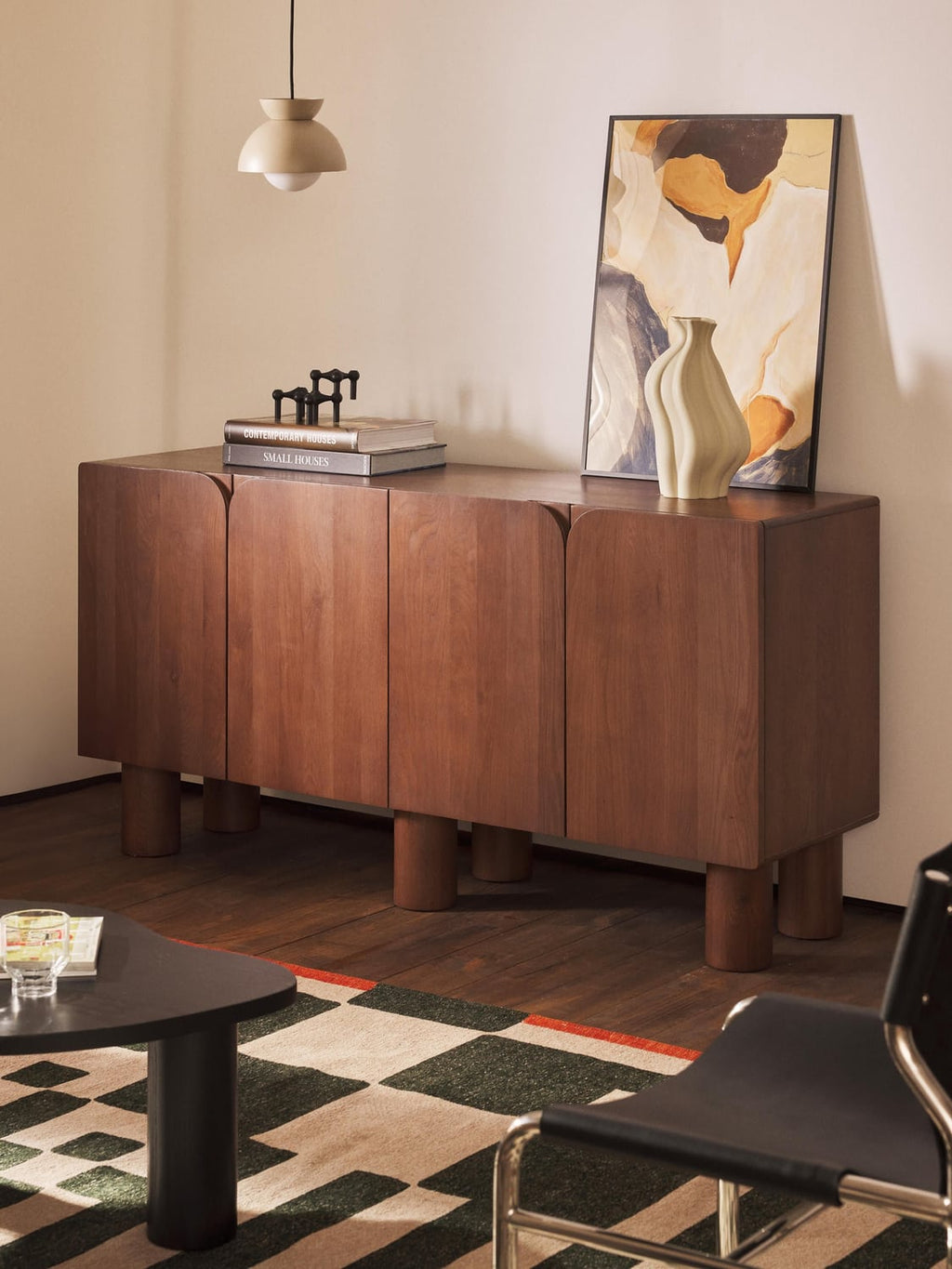 Cadi Sideboard in Oak — Terracotta