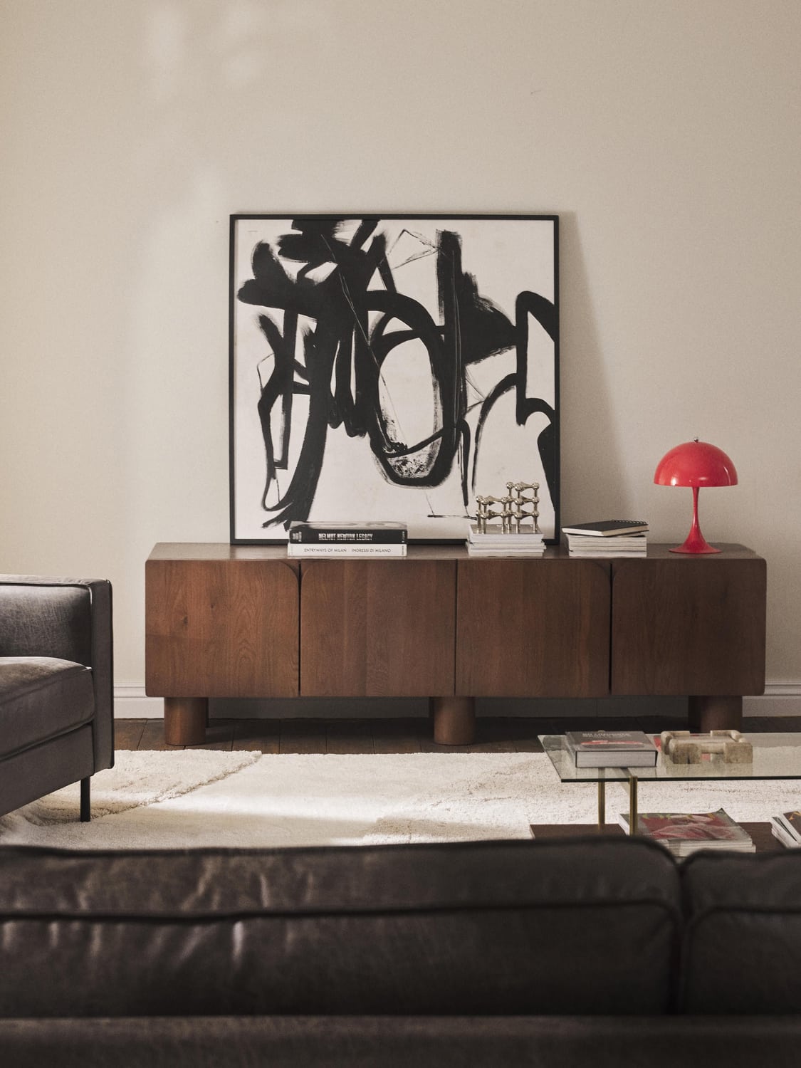 Cadi TV-Lowboard in Oak — Camel