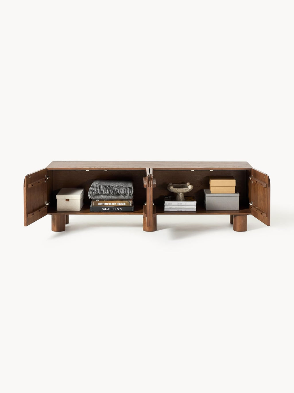 Cadi TV-Lowboard in Oak — Camel