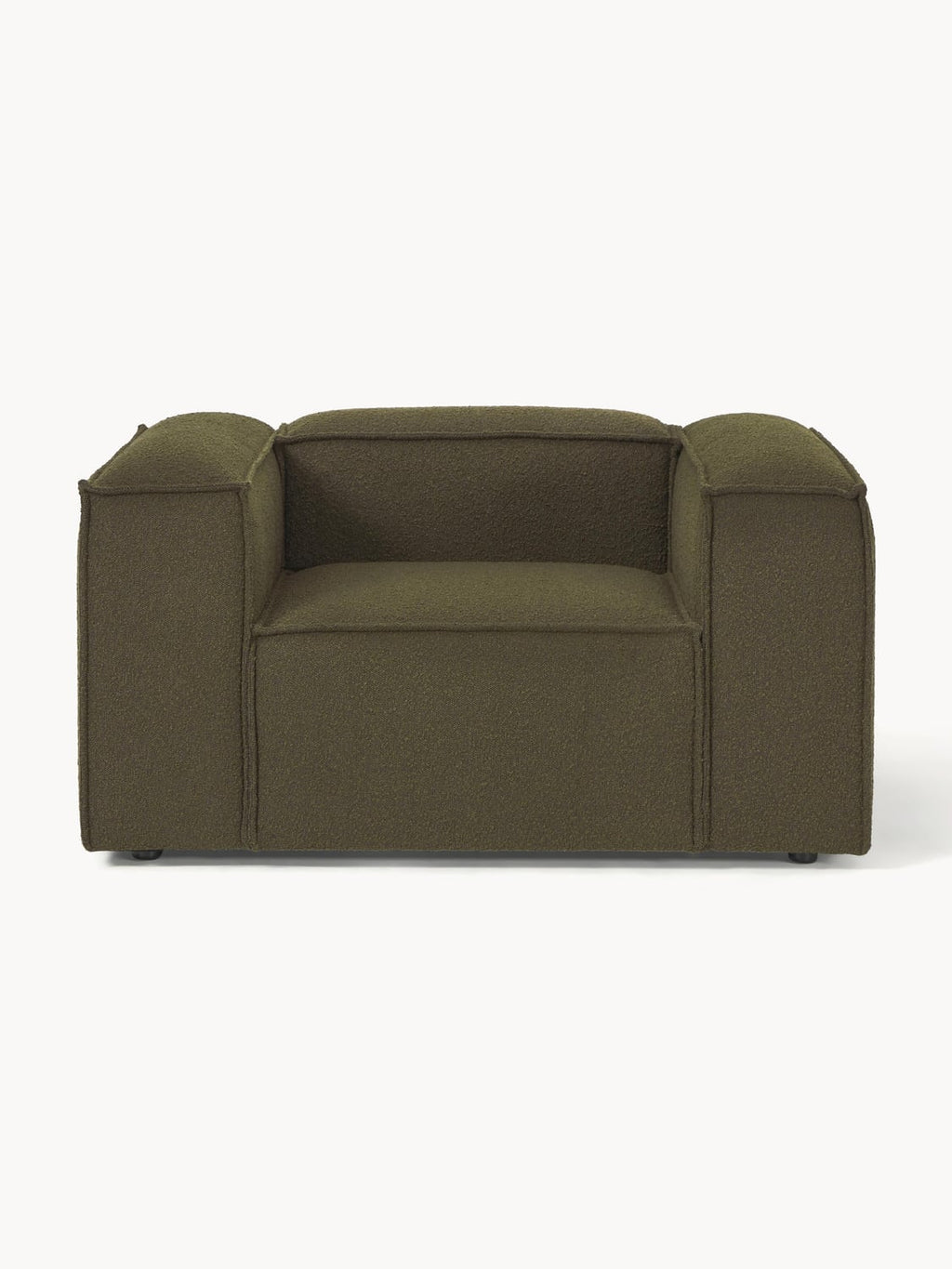 Lennon Armchair in Bouclé — Anthracite