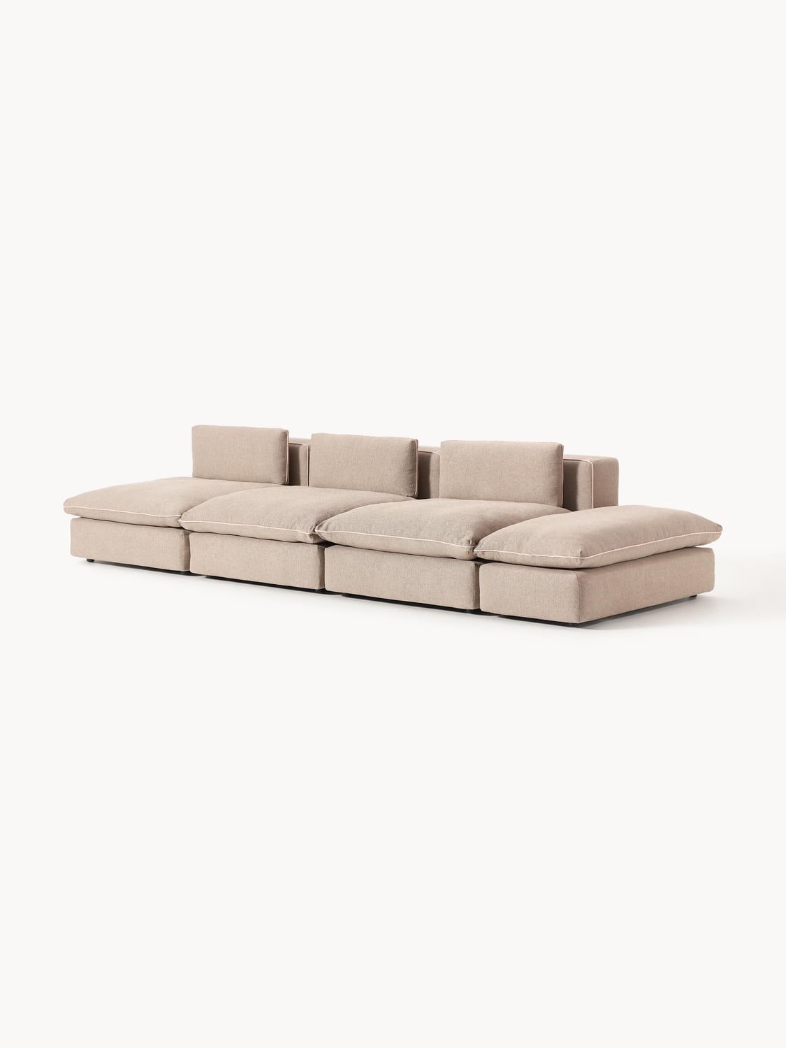 Felix Modular XL Sofa (3-seater) with Ottoman — Oatmeal