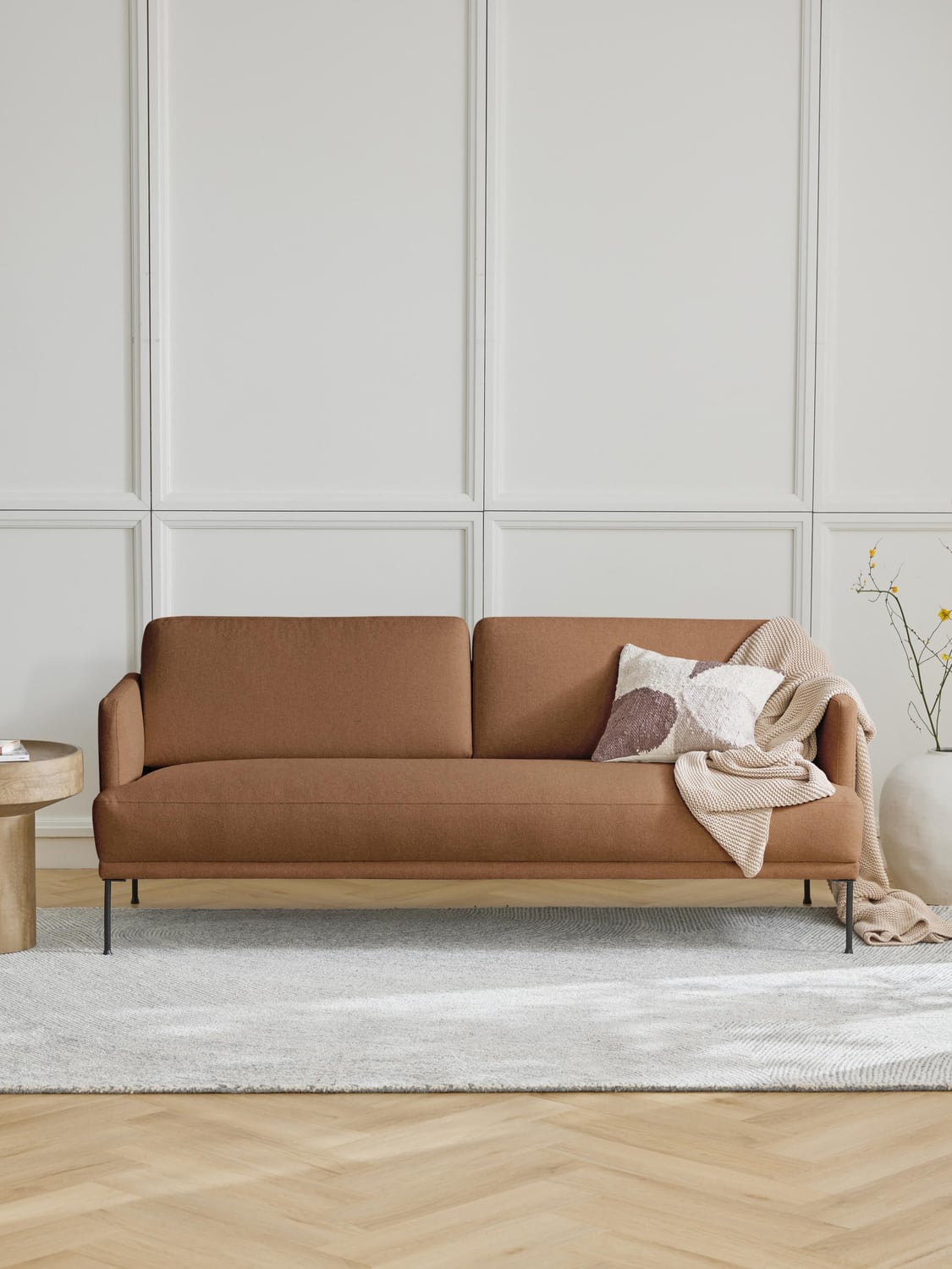 Fluente Sofa (3-seater) — Caramel