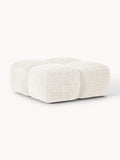Tayla Sofa Ottoman in Teddy Bouclé — Off-White