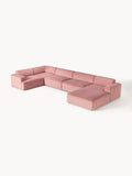 Melva XL Corduroy-Sofa — Pink