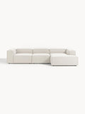 Lennon Modular Bouclé Corner Sofa (4-seater) — Light Grey