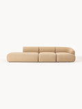 Sofia Modular Bouclé-Chaise (2-seater) — Sand