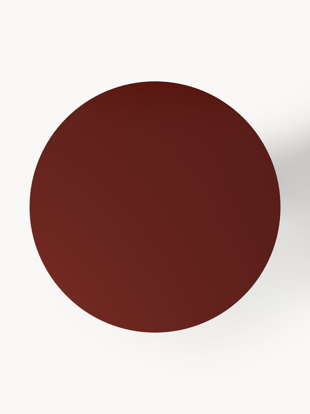 Keva Round Dining Table, Ø 120 cm — Burgundy