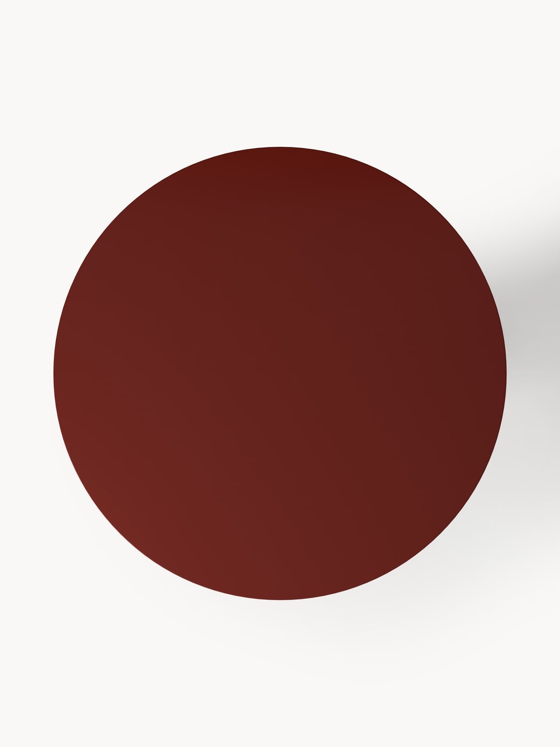 Keva Round Dining Table, Ø 120 cm — Burgundy