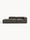 Lennon Modular Ottoman in Leather — Anthracite