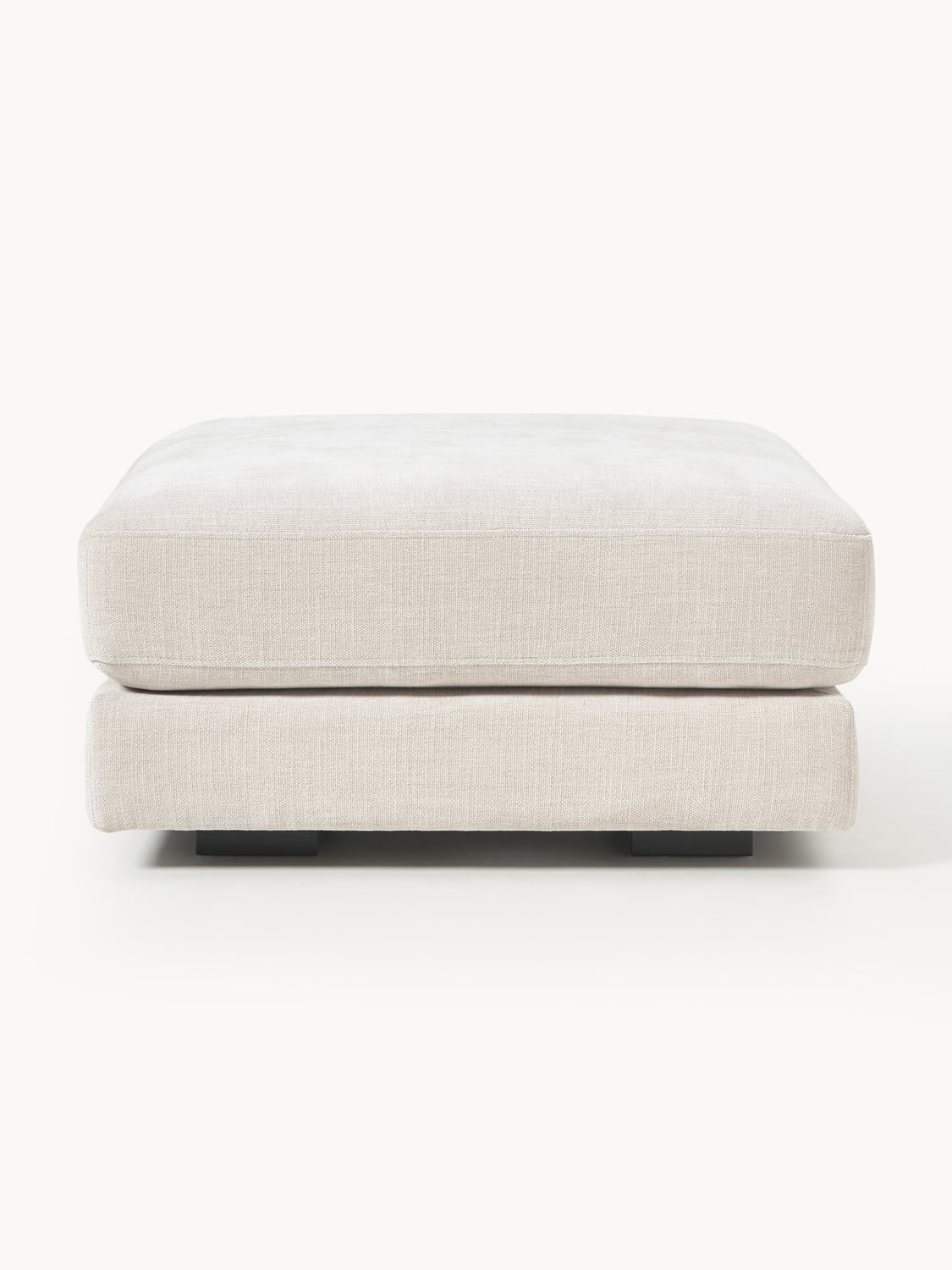 Tribeca Sofa Ottoman — Light Grey