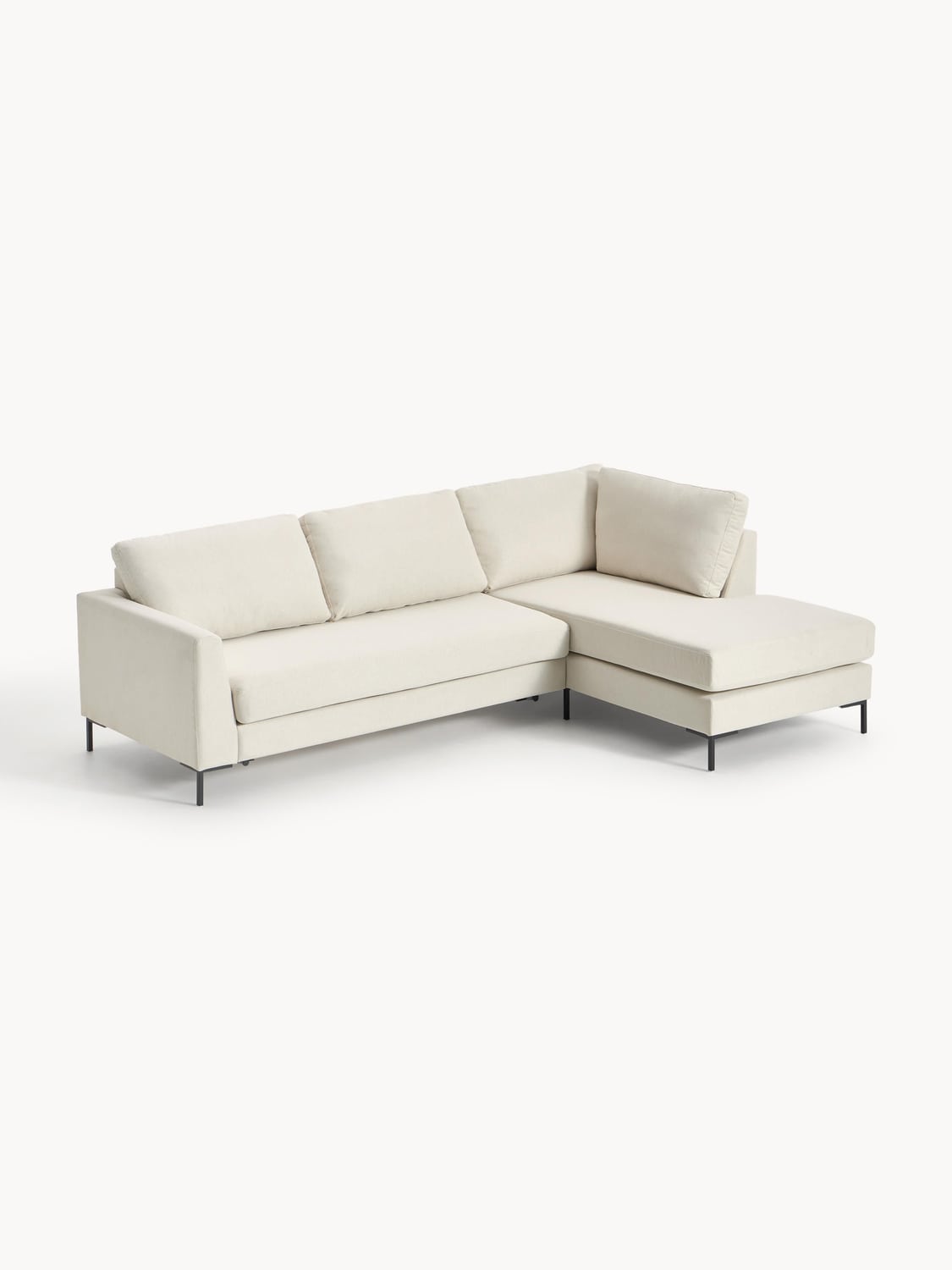 Luna Sofa Bed with Mattress, 3-seater — Light Grey
