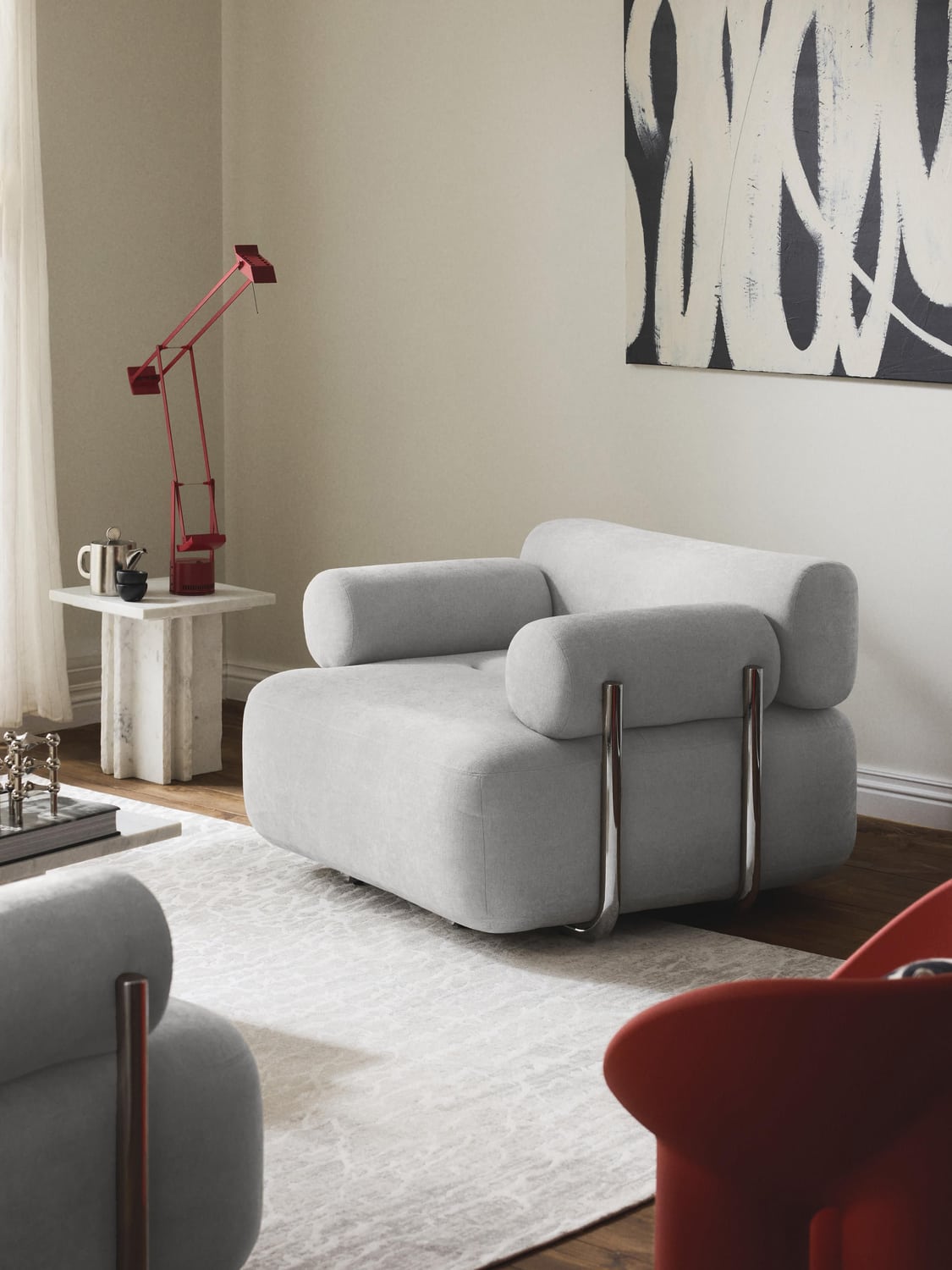 Stella Lounge Chair — Oatmeal