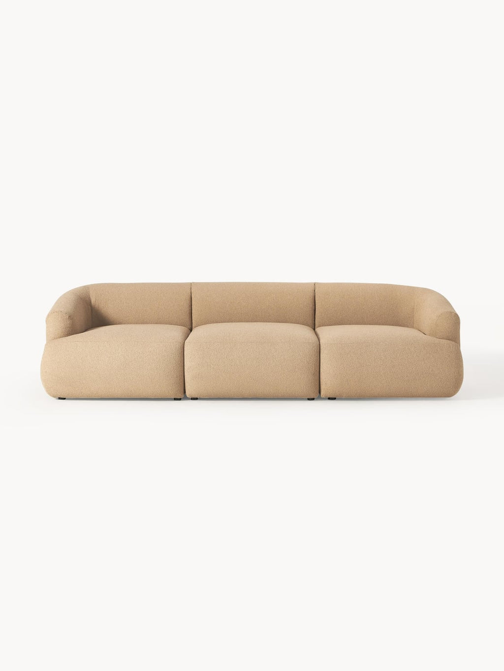 Sofia Modular Bouclé Sofa (3-seater) — Sand