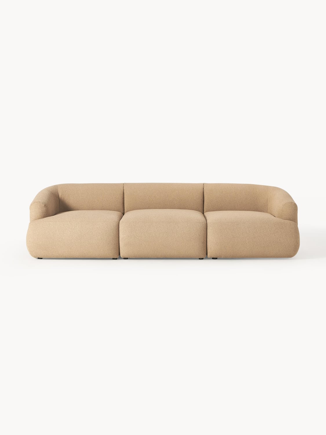 Sofia Modular Bouclé Sofa (3-seater) — Sand