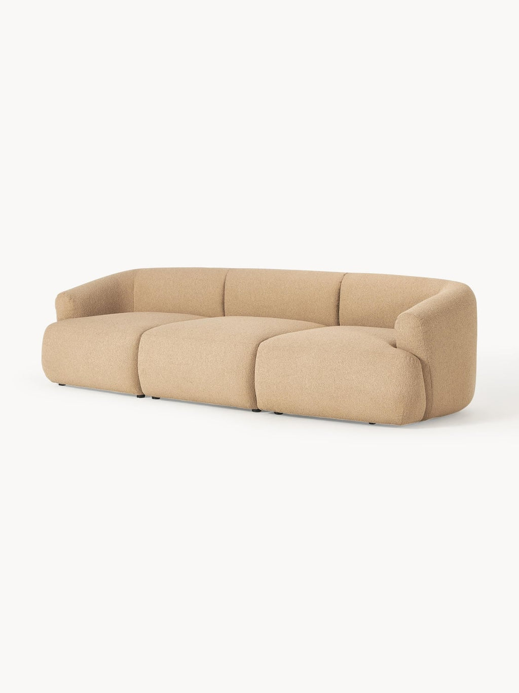 Sofia Modular Bouclé Sofa (3-seater) — Sand