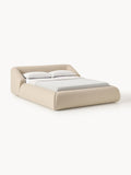 Sofia Upholstered Bed — Beige
