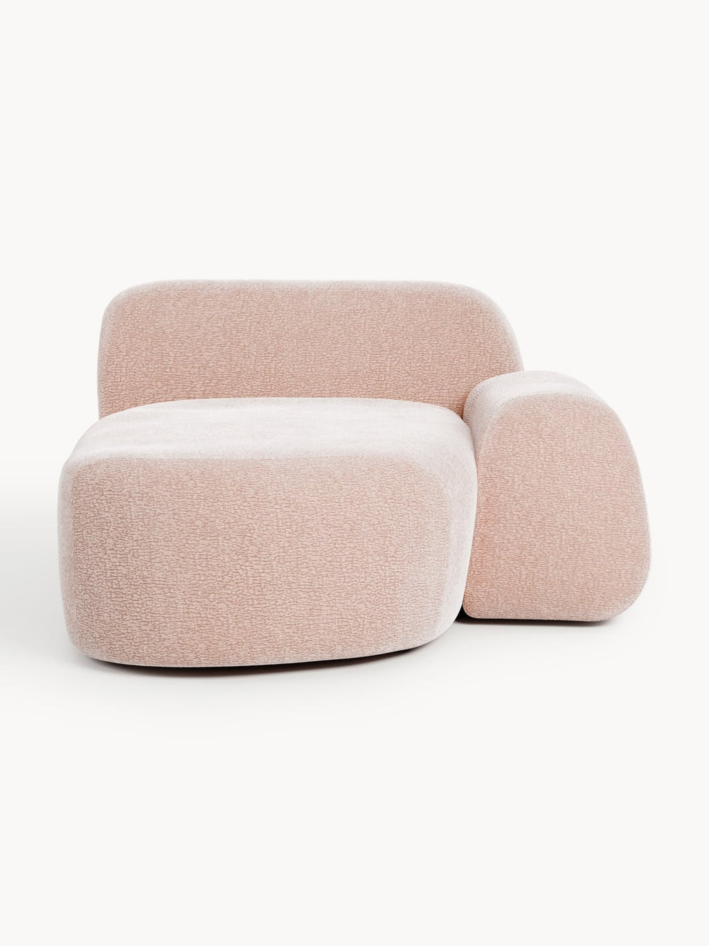 Wolke Chaise-Corner Module — Blush