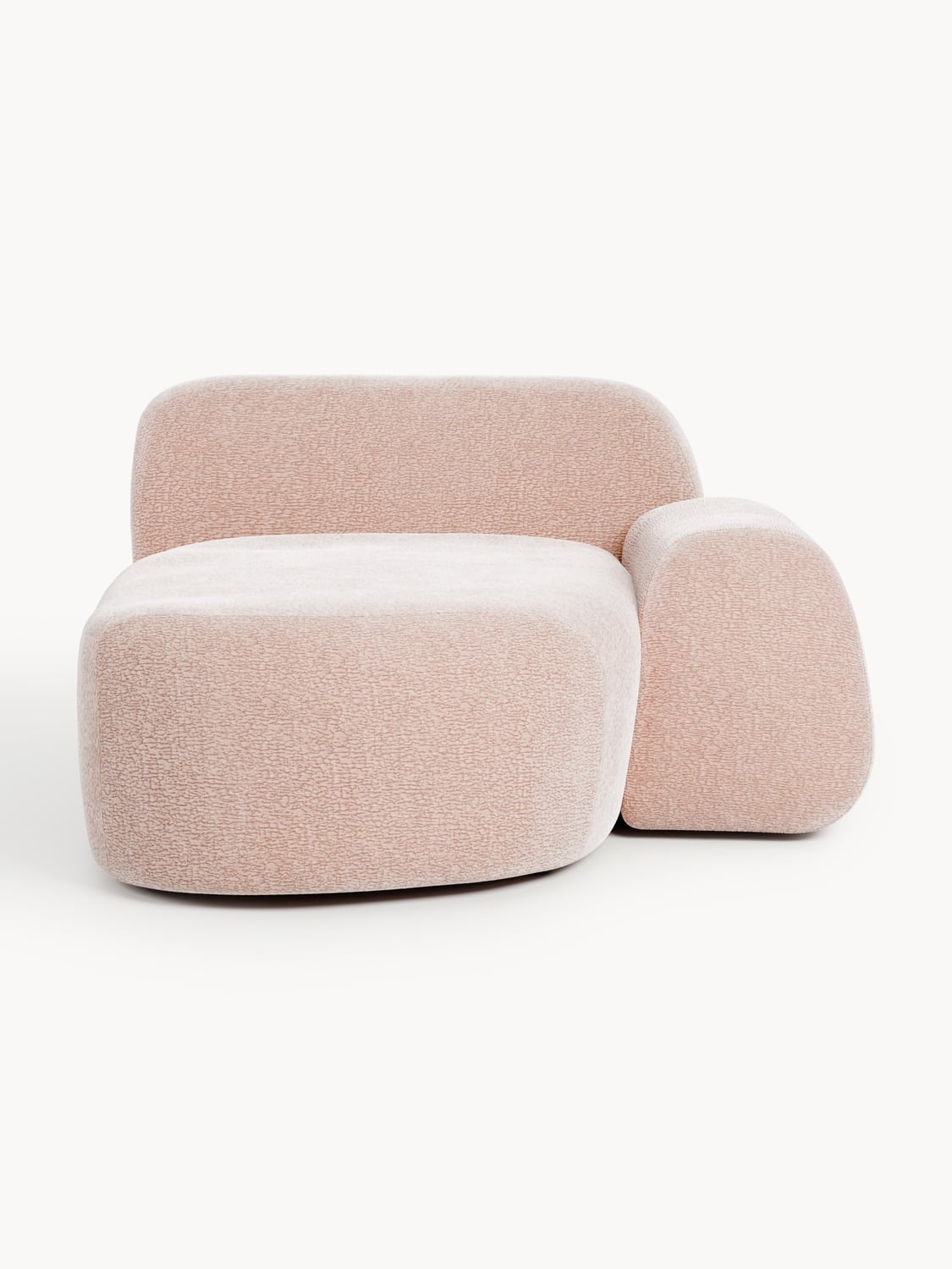 Wolke Chaise-Corner Module — Blush