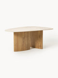 Meadow Organic Dining Table with Marble Top, in various sizes