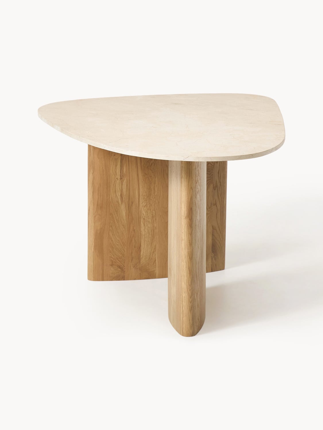 Meadow Organic Dining Table with Marble Top, in various sizes